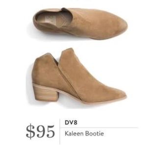 Stitch fix DV8 Kaleen Bootie 7.5 olive green camel